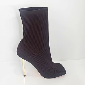 Public Desire women sock boots, Size 7, Dark brown